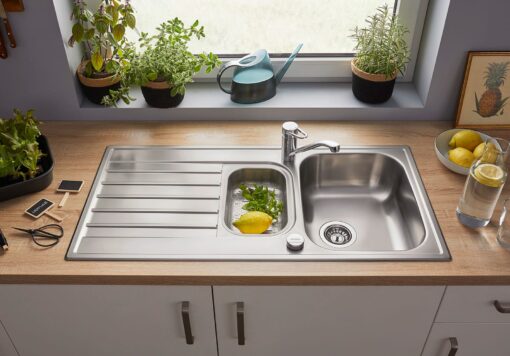 BLANCO LIVIT II 6 S INOX sudopera sa podizačem čepa + pribor - Slika 2