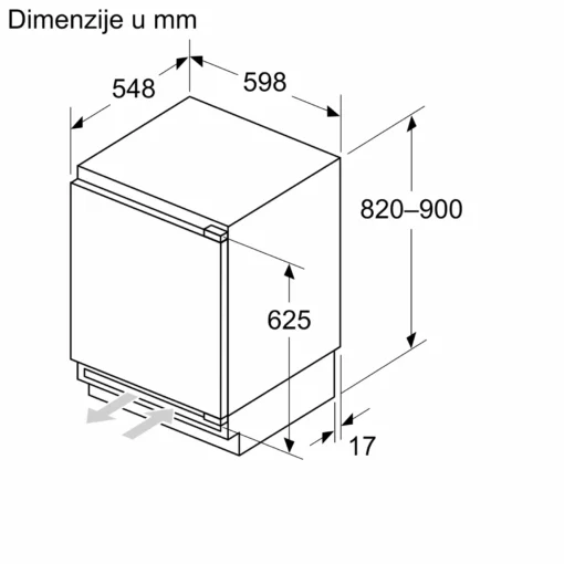 BOSCH ugradni frižider KUL22VFD0 - Image 11