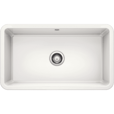 BLANCO VILLAE Farmhouse Single kristalno bela sudopera