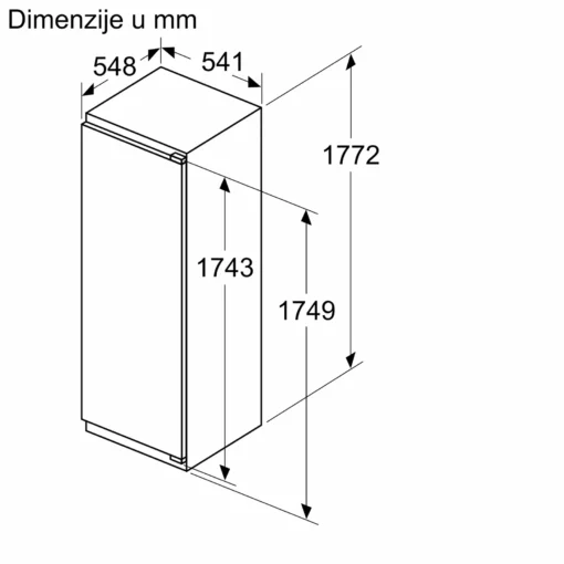 BOSCH ugradni frižider KIR81VFE0 - Image 5