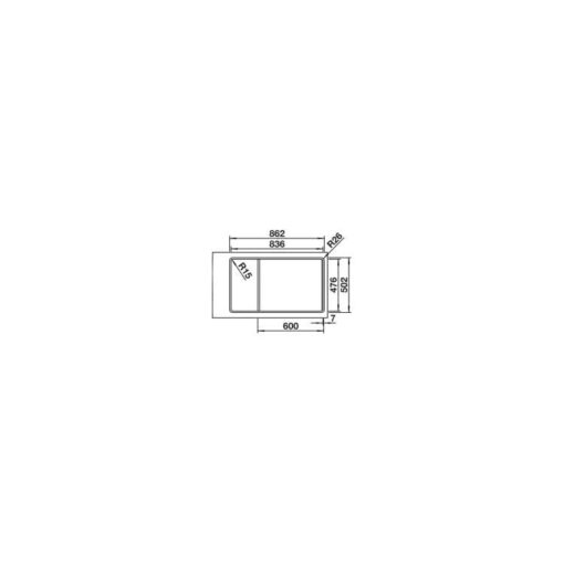 BLANCO ANDANO XL 6 S-IF Compact sudopera sa podizačem čepa + pribor - Image 4