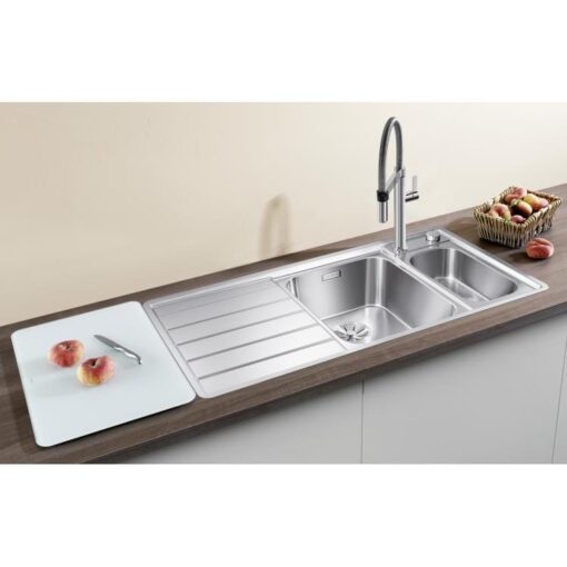 Dodaj na listu želja BLANCO AXIS III 6 S-IF INOX sudopera sa podizačem čepa + pribor - Image 2