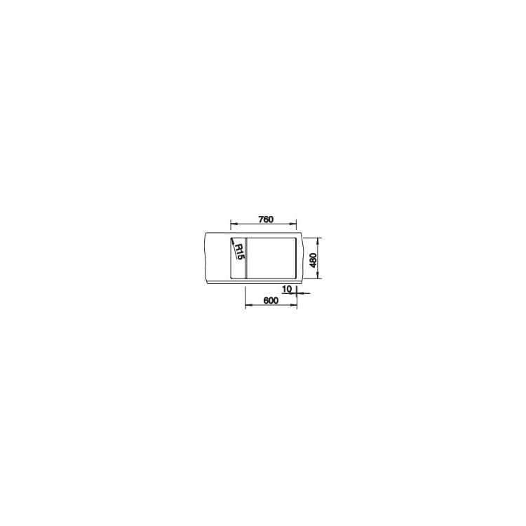 BLANCO METRA 6 S Compact antracit sa p.č. - Slika 4