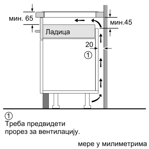 BOSCH ugradna indukciona ploča PVS631HB1E - Image 9