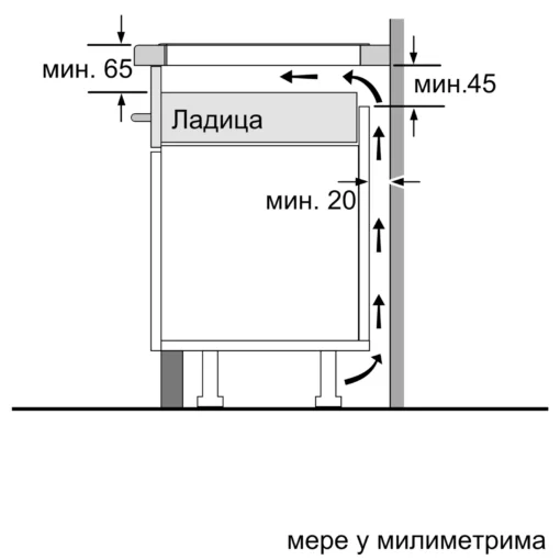 BOSCH ugradna indukciona ploča PUE61RBB6E - Image 6