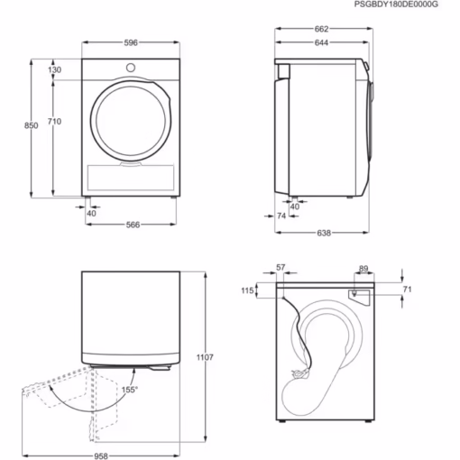Electrolux mašina za sušenje veša EW8D495MCE - Image 4