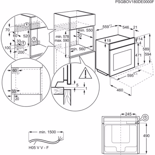 Electrolux ugradna parna rerna EOB8S39Z - Image 8