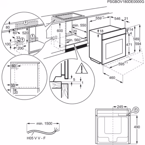 Electrolux ugradna parna rerna EOB8S39Z - Image 9
