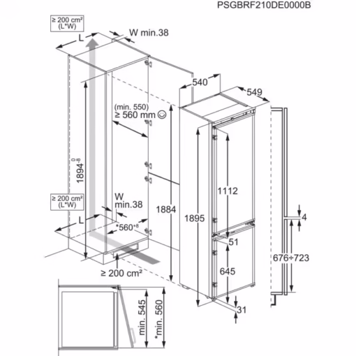Electrolux frižider ENT6ME19S - Image 11