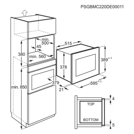 AEG ugradna mikrotalasna MSB2547D-M - Image 7