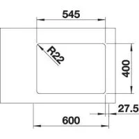 BLANCO ANDANO 340/180-U, desna - Slika 3
