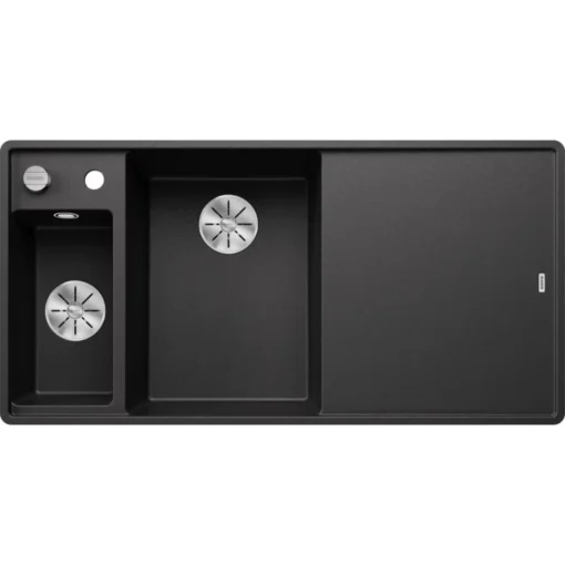BLANCO AXIA III 6 S-F antracit sa p.č + pribor, leva