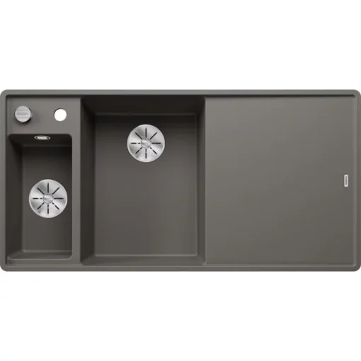 BLANCO AXIA III 6 S-F vulkan siva sa p.č + pribor, leva