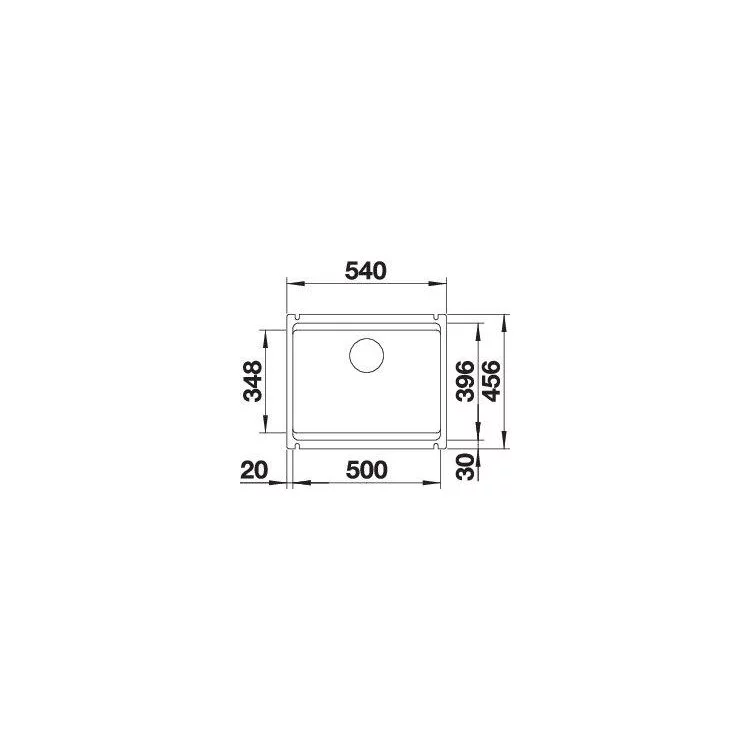 BLANCO ETAGON 500-U crna + pribor
