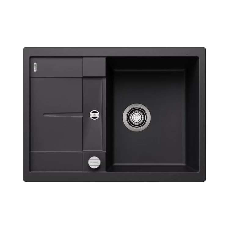 BLANCO METRA 45 S Compact crna sa p.č.