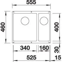 BLANCO SUBLINE 340/160-U tartuf - Slika 3