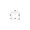 BLANCO SUBLINE 500-U stena siva