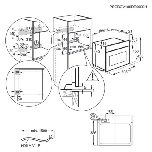 Electrolux ugradna kompaktna rerna EVL6E40X - Image 8