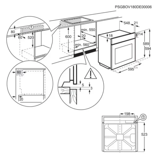 Electrolux ugradna rerna KODEH70X - Image 7