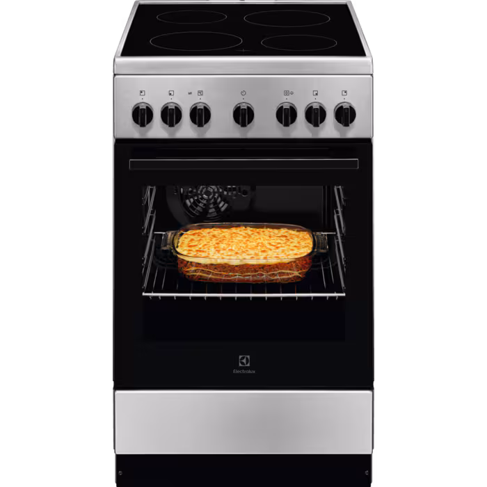 Electrolux 600 SteamBake šporet sa staklokeramičkom pločom širine 50 cm LKR562055X