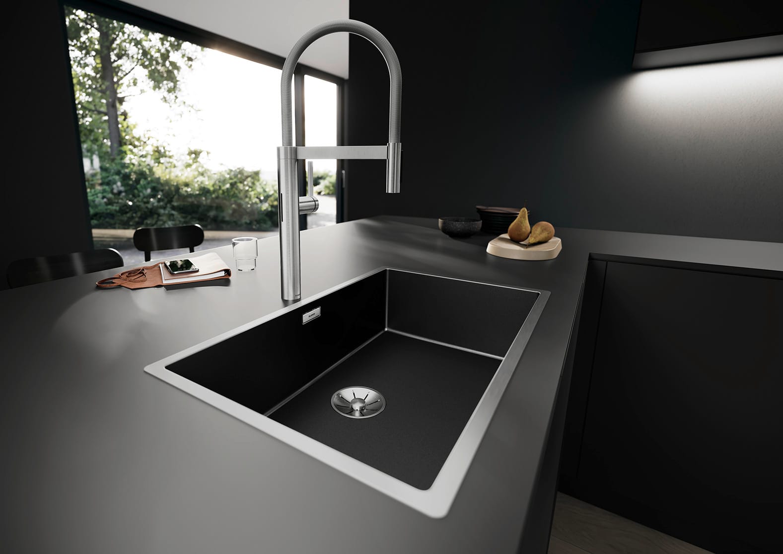 BLANCO CLARON 700-IF Dark Steel sudopera - Slika 3