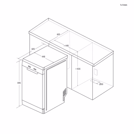 Haier sudomašina I-Pro Shine Serija 5 XF1C3TB1FX - Image 17