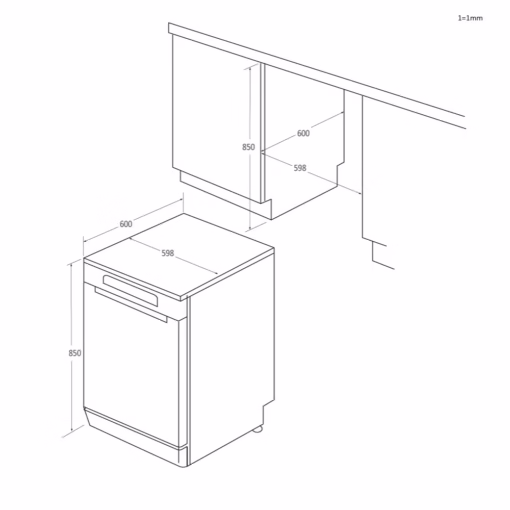 Haier sudomašina I-Pro Shine Serija 3 XF 5C4M1W - Image 12