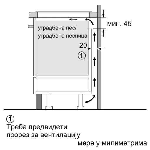 BOSCH Ugradni Set 1: Rerna HBF114ES0 + Indukciona ploča PUG611AA5D - Image 16
