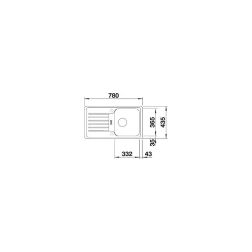 BLANCO FAVOS Mini antracit - Image 2