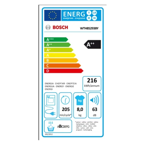 BOSCH mašina za sušenje veša WTH85293BY - Image 15