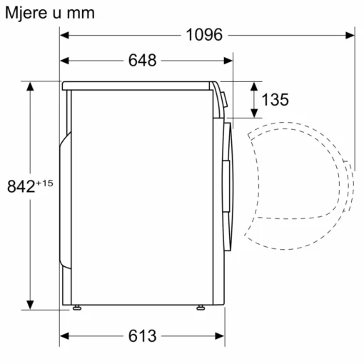 BOSCH mašina za sušenje veša WTH85293BY - Image 13