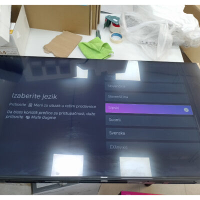 Alternative view of HISENSE 55" 55A63H Smart LED 4K Ultra HD digital LCD TV outlet