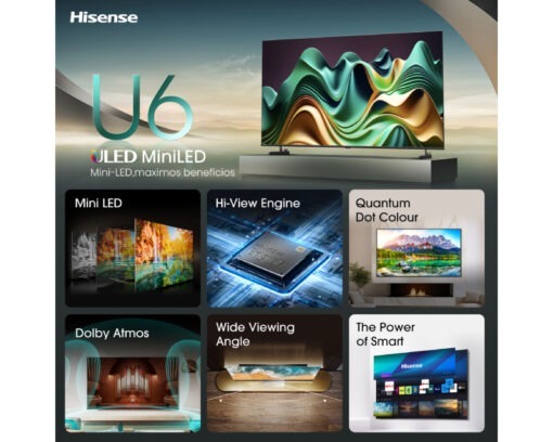 HISENSE 55 inča 55U6NQ Mini-LED 4K UHD Smart TV - Slika 4