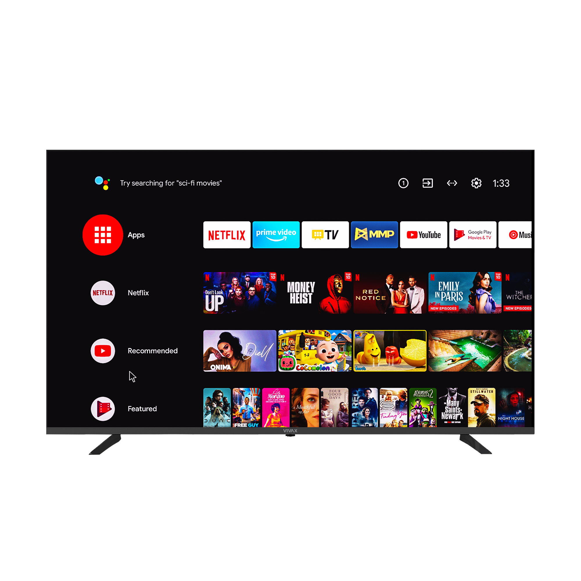 VIVAX IMAGO A Series 50UHD10K 4K UHD Android TV (50")