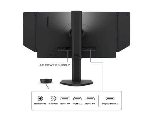 BENQ 24.1 inča Zowie XL2566X+ FHD 1920x1080 400 Hz gaming monitor - Slika 3