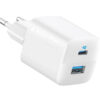 ANKER 323 33W USB-C zidni punjač 2-porta (USB-A i USB-C), beli