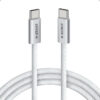 ANKER Zolo USB tip-C kabl M/M 1m, za Apple, super brzo punjenje 240W/480Mbps, pleteni, beli