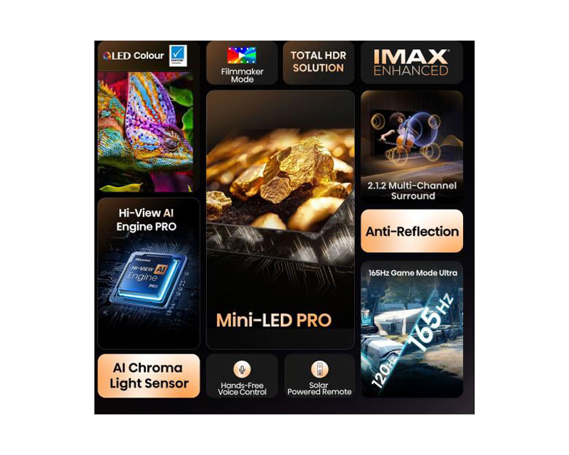 HISENSE 55 inča 55U7Q PRO ULED Mini-LED 4K UHD Smart TV - Slika 6