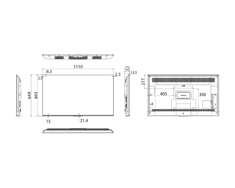 HISENSE 50 inča 50DP30FE 4K UHD 350 nita Digital Signage Display - 16/7 Operation - Slika 4