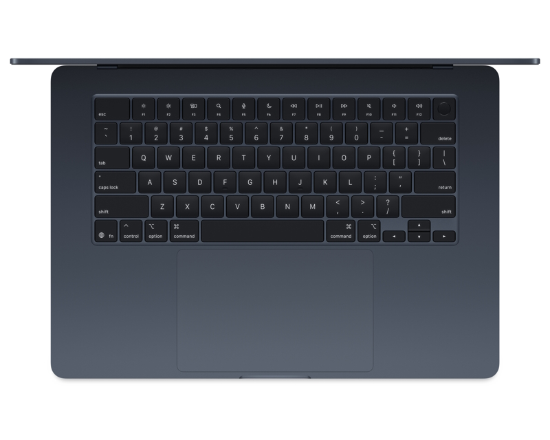 APPLE MacBook Air 15.3 inch M4 10-core CPU 10-core GPU 16GB 256GB SSD Midnight (MW1L3) NOB - Slika 8