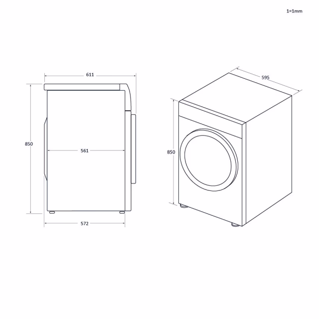 Haier veš mašina Serija X Serija 11 HW100-BD14397U1S - Slika 10