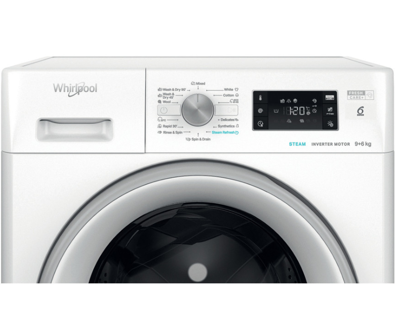WHIRLPOOL FFWDB 964489 SV EE Inverter mašina za pranje i sušenje veša - Slika 7