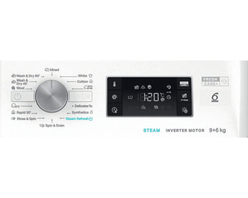 WHIRLPOOL FFWDB 964489 SV EE Inverter mašina za pranje i sušenje veša - Slika 4