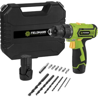 FIELDMANN FDV 10252-A Akumulatorska bušilica 12V + pribor (13 delova)