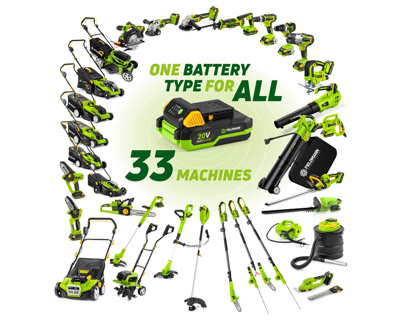FIELDMANN FDUZ 79020 Baterija 20V Li-Ion 2000mAh - Slika 5