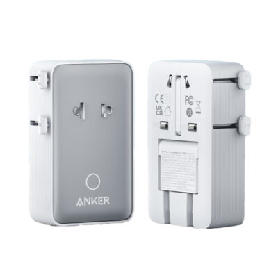 ANKER Nano 20W putni zidni punjač 5-portova (2x USB-A, 2x USB-C, utičnica EU na US, UK, AU i EU), beli - Slika 8