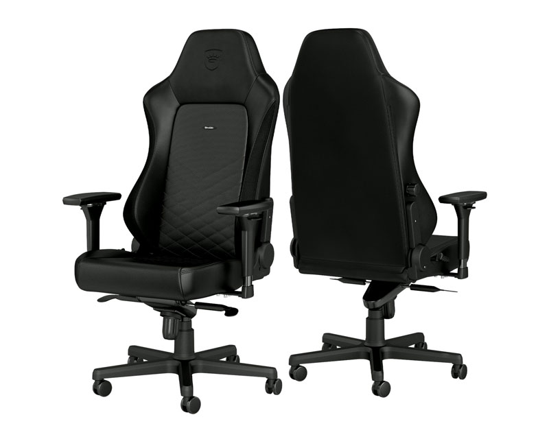 NOBLECHAIRS HERO Gaming stolica crna - Slika 5