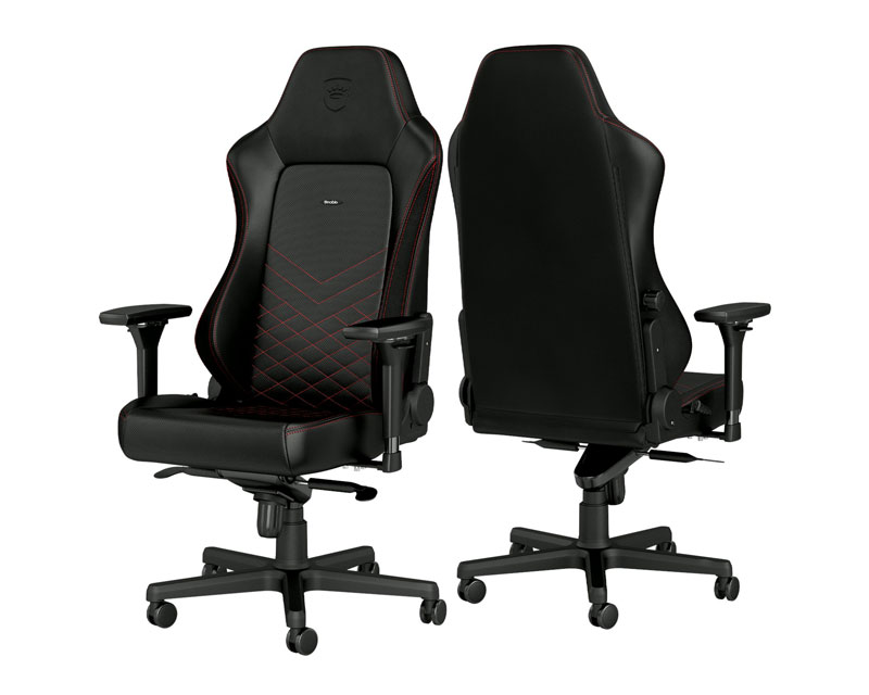 NOBLECHAIRS HERO Gaming stolica crno-crvena - Slika 8