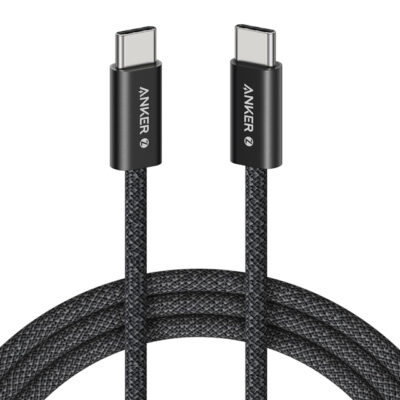 ANKER Zolo USB tip-C kabl M/M 1m,  super brzo punjenje 240W, pleteni, crni