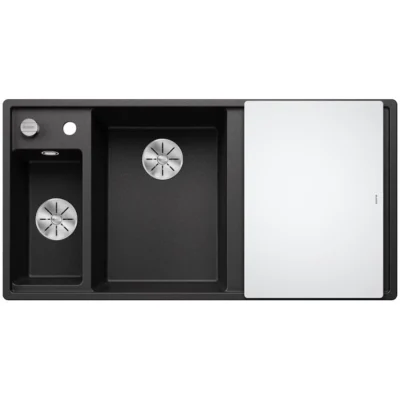 BLANCO AXIA III 6 S silgranit sa p.č. + pribor staklena daska, leva